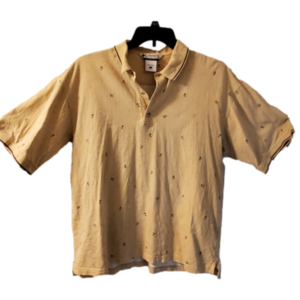 Men's Columbia Sportswear Short Sleeve Shirt with Palm Trees & Fish Design Sz. L